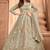 Chiku embroidered net readymade anarkali wedding gown