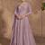 Embroidered chinon onion pink readymade salwar kameez