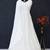 Embroidered chinon white readymade salwar kameez