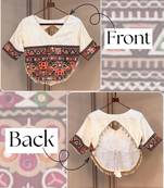 Roman silk gamthi embroidery work navratri blouse
