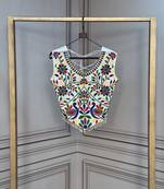 Navratri special rayon embroidered kutchi work blouse