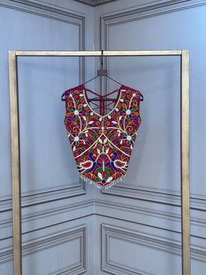 Navratri special rayon embroidered kutchi work blouse 1