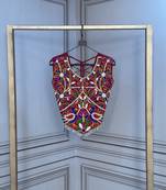 Navratri special rayon embroidered kutchi work blouse