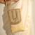 Beige satin sling bag