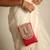 Pink satin sling bag