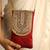 Maroon satin sling bag