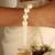 Beige satin potli bag