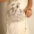 White satin potli bag