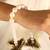 White satin potli bag