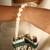 Green satin potli bag