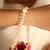 Pink satin potli bag