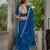 Steel Rama Sequined Lehenga Choli with dupatta