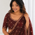 comely maroon embroidery work with real bits work fendy satin indian designer bollywood saree