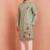 Men polystar & satin silk beads & embroidered work kurta set