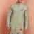 Men polystar & satin silk beads & embroidered work kurta set