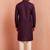 Men polystar & satin silk beads & embroidered work kurta set