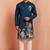 Men polystar & satin silk beads & embroidered work kurta set