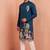 Men polystar & satin silk beads & embroidered work kurta set