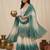 Multicolor faux georgette embroidered palazzo set