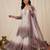 Multicolor faux georgette embroidered palazzo set