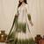 Multicolor faux georgette embroidered palazzo set