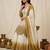 Multicolor faux georgette embroidered palazzo set