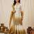 Multicolor faux georgette embroidered palazzo set