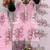 Light-pink faux georgette printed farshi salwar set