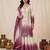 Multicolor faux georgette embroidered palazzo set
