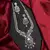Double Layer CZ Bridal Necklace Set, Pakistani Indian Wedding Jewelry, Silver Tone Statement Ensemble