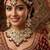 maroon necklace set with earrings & damni  kundan & agate stone  gold plated