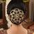 kundan ambada juda pin bun cage & hair brooch