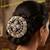 kundan ambada juda pin bun cage & hair brooch