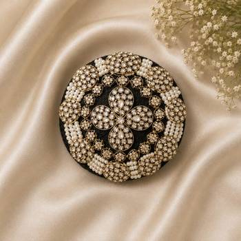 kundan ambada juda pin bun cage & hair brooch 2