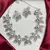 Lavender Floral Crystal Necklace Earrings Set, Purple CZ Flower Bridal Jewelry