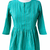 Stripes Peplum Top - Round Neck with 3/4 Sleeves