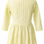 Stripes Peplum Top - Round Neck with 3/4 Sleeves