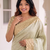 inviting mint-green c-pallu embroidery work & cutwork arco border kanjivarm silk blend indian designer wedding saree