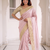 fascinating baby-pink c-pallu embroidery work & cutwork arco border kanjivarm silk blend indian designer saree