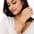 Pearl & ruby stone gold-toned bangles for women, set of 2 floral filigree design, traditional indian wear.