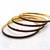 Gold-toned maroon enamel bangle set for women, set of 4 enamel finish, stackable design.