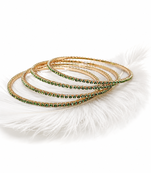 Stackable design, ethnic wear, rhinestone embellished, festive occasion, women's jewellery
