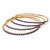 Blue crystal stone bangles, gold-toned, set of 4 stackable design, studded with crystals, festive wear, waterproof.