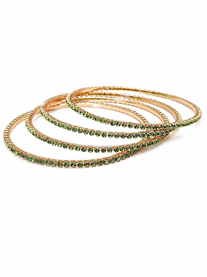 Stackable design, ethnic wear, rhinestone embellished, festive occasion, women's jewellery 3