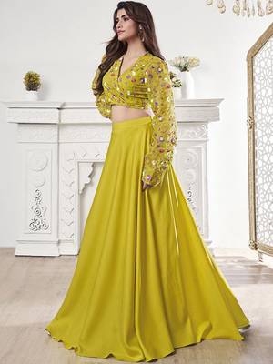 Embroidered Organza Top & Flared Maxi Skirt Co-Ord Set 3