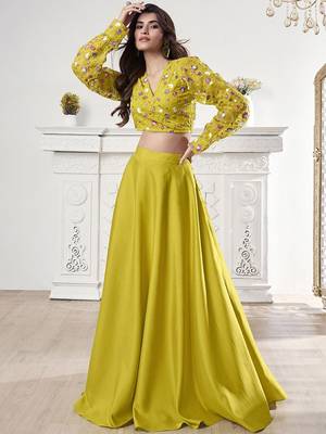 Embroidered Organza Top & Flared Maxi Skirt Co-Ord Set 5