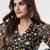 Black colour Thread Embroidered V-Neck crop top lehenga choli