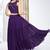 Women Striped Siquinned Embroidered Top with Skirt Co-Ords