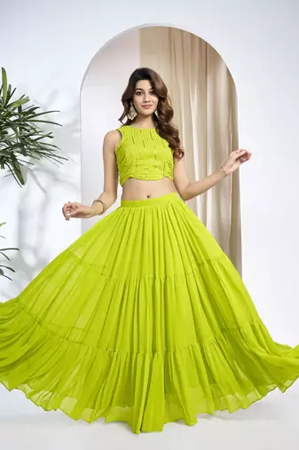 Embroidered Top & Skirt Co-Ord