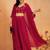 Embroidered Top & Palazzos With Shrug Co-Ords